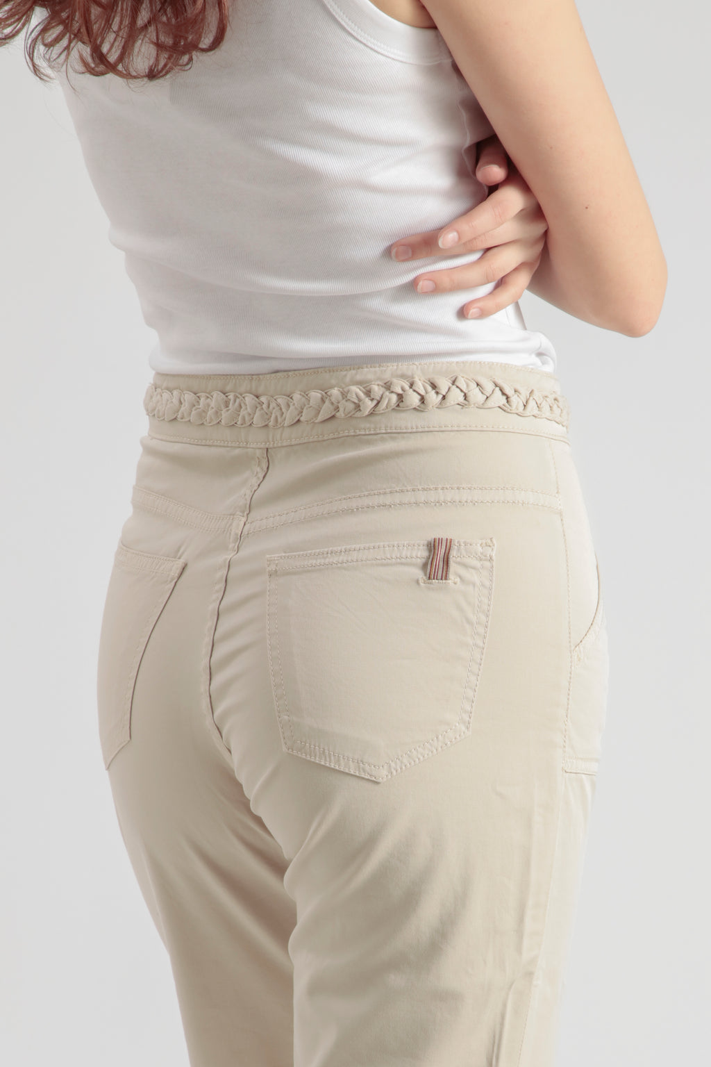 Pantalon Flare Dahlia Carpenter Colored - Greige - Femme