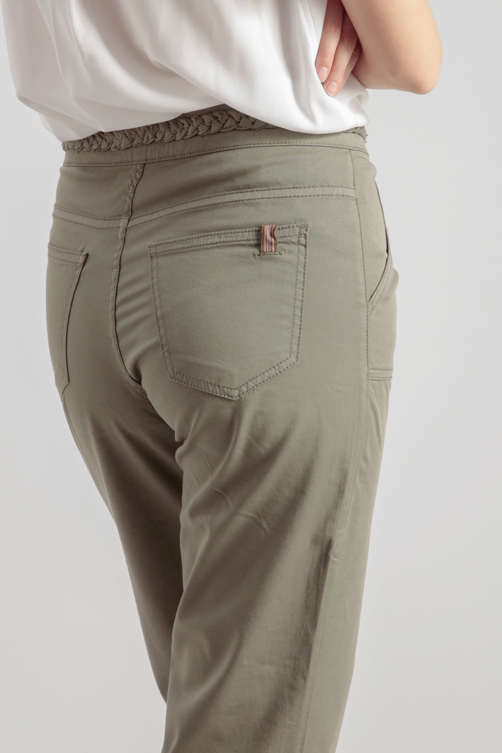 Pantalon Flare Dahlia Carpenter Colored - Vert Olive - Femme
