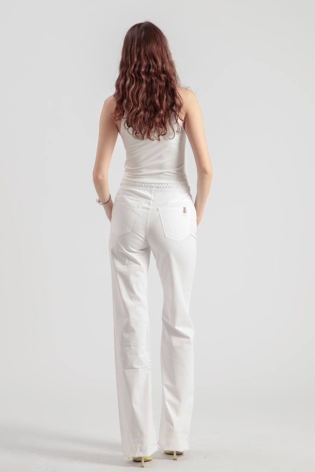 Pantalon Flare Dahlia Carpenter Colored - Blanc - Femme