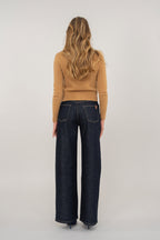 Pantalon Flare Scille Denim - Bleu Foncé - Femme