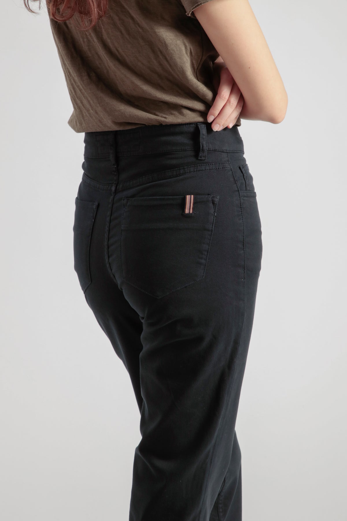Pantalon Droit Absinthe Gabardine - Bleu Nuit - Femme