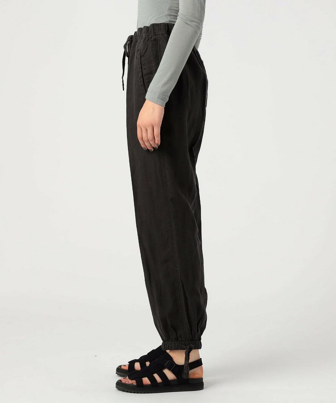 James Perse - Pantalon Tencil Linen Balloon - Magma Pigment - Femme
