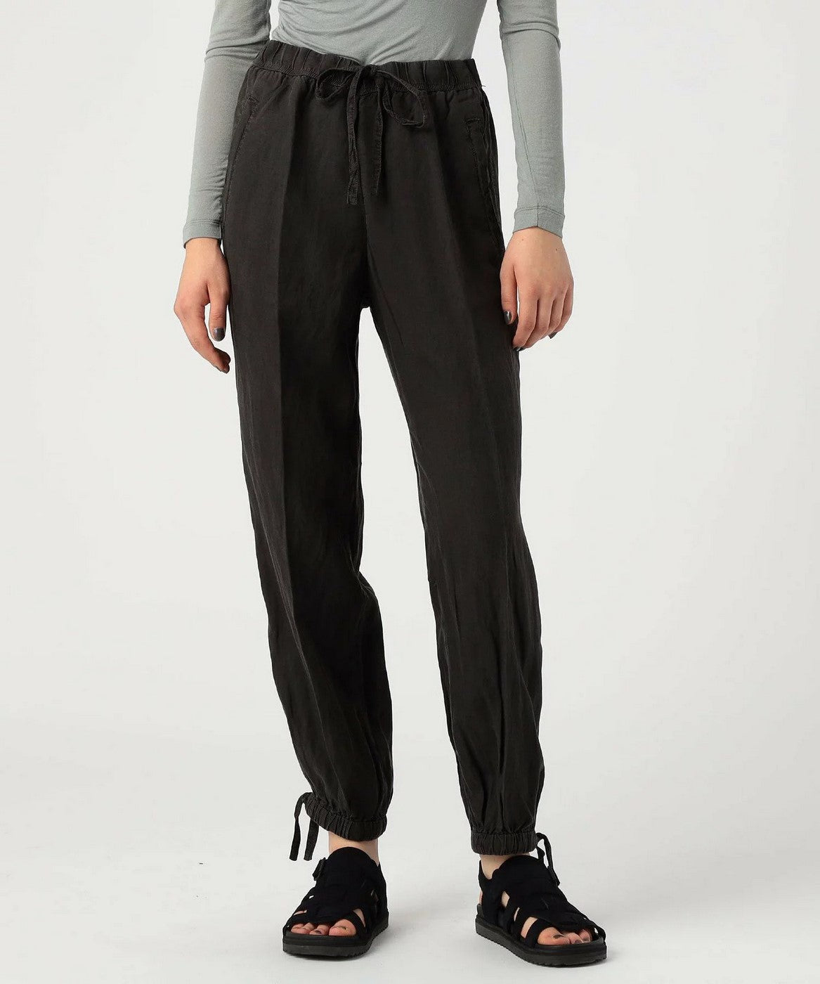 James Perse - Pantalon Tencil Linen Balloon - Magma Pigment - Femme