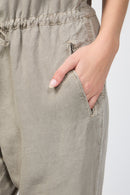 Mameluco de mezcla de lino Tencil - Silt Pigment - Mujer