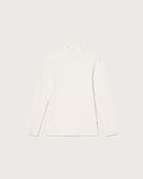 Top blanco Aine rib sostenible - silueta 6