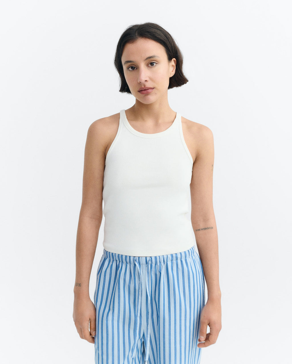 Top halter blanco Harriet sostenible - 2