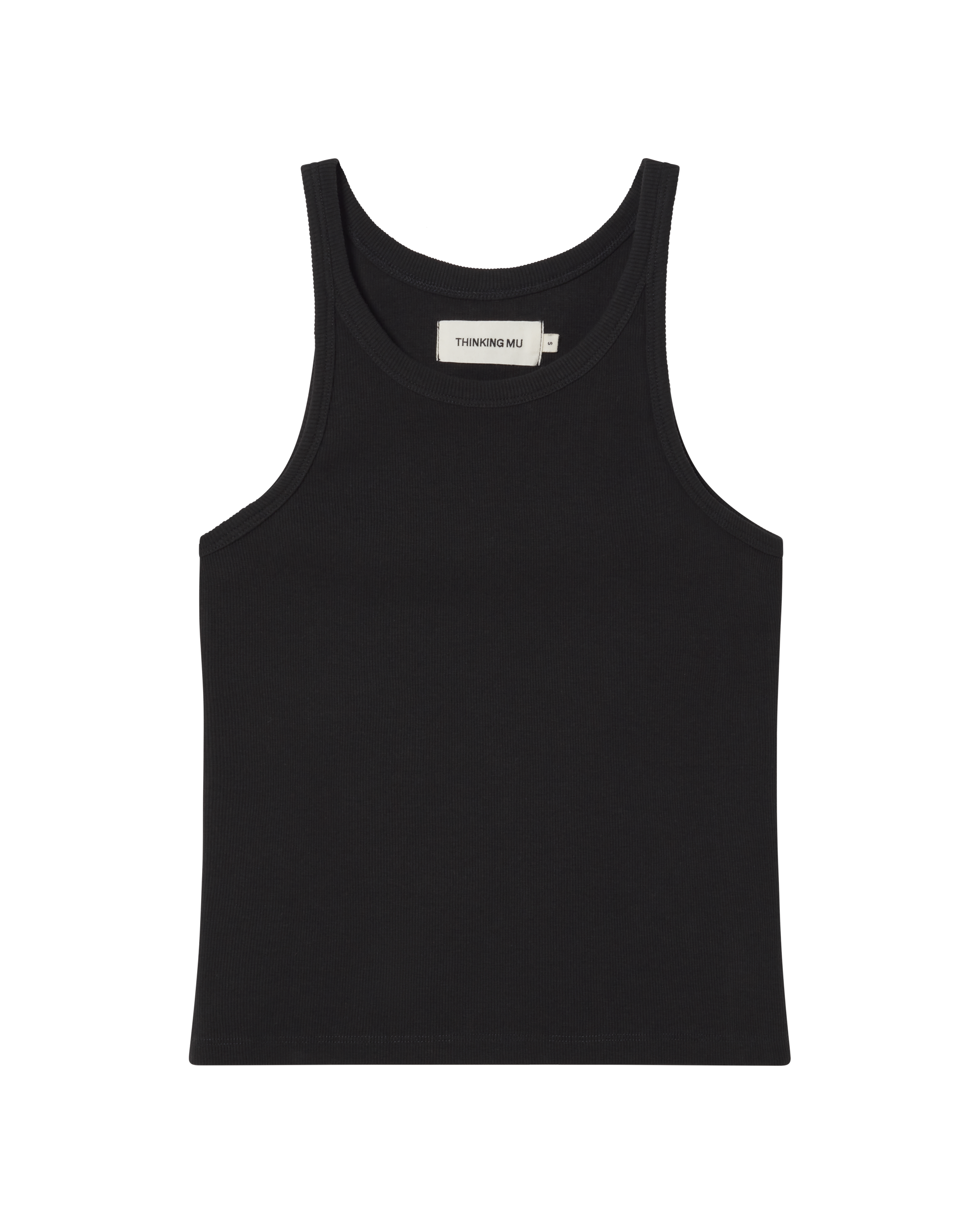 Top negro Harriet sostenible  - silueta