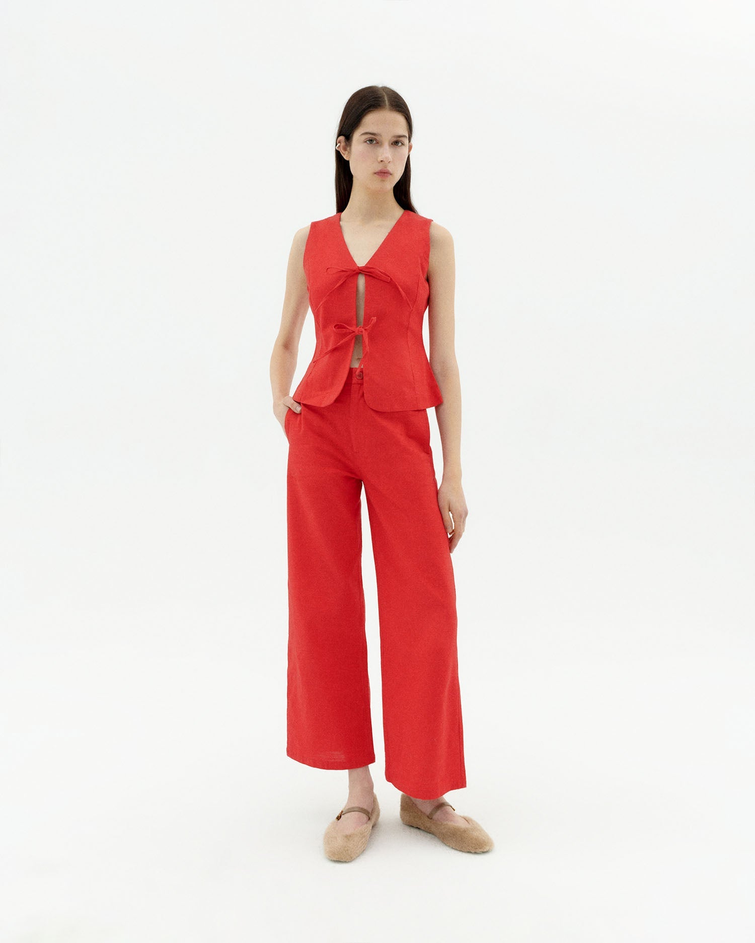 Top rojo Elise sostenible-2
