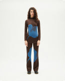 Top marrón flower Vela sostenible-2