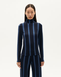 Top navy rayas lana Ellen sostenible-1