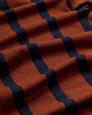 Top marrón lana rayas navy Ellen sostenible - silueta 2