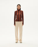 Top marrón lana rayas navy Ellen sostenible-2