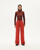 Top rib marrón algodón orgánico Aine sostenible-2