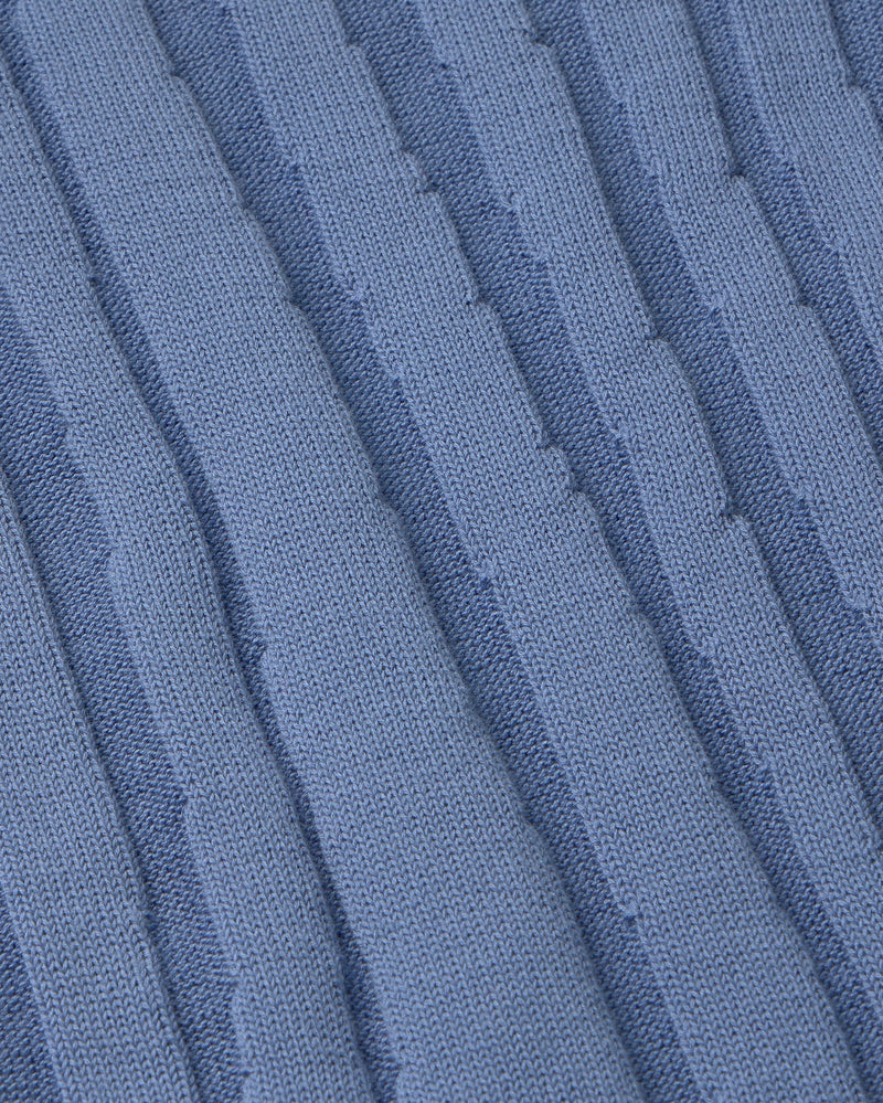 Top azul Suki sostenible - silueta 2