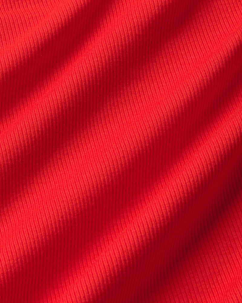 Top rojo Faye sostenible - silueta 2