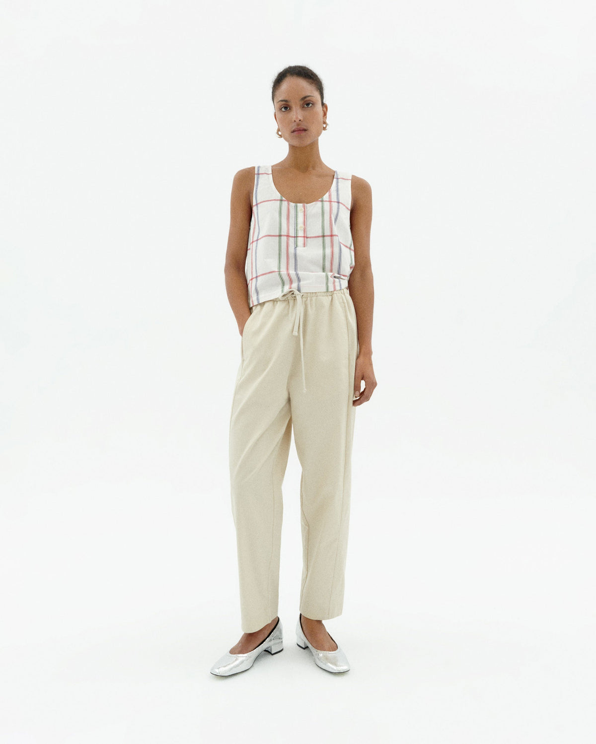 Top a righe multicolore Justine sostenibile-2