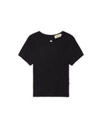 Top negro Rue sostenible - silueta 1