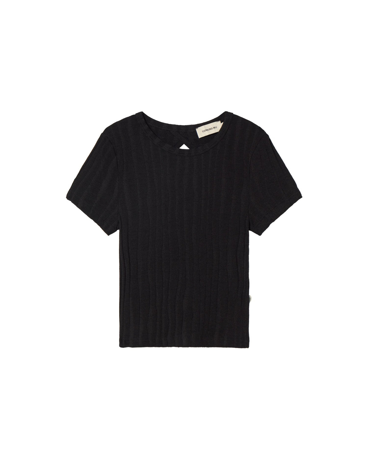 Stricktop Ecovero Rue - Schwarz