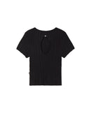 Top negro Rue sostenible - silueta 2