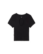 Top negro Rue sostenible - silueta 2