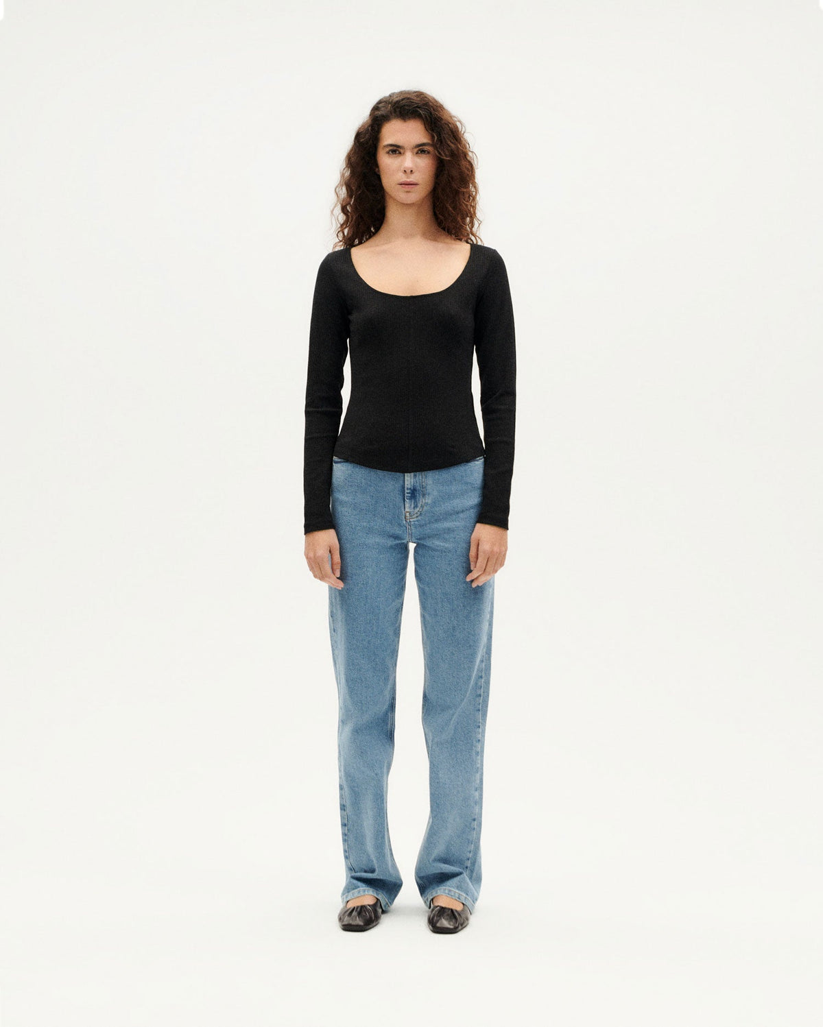 Nadia Hemp Top - Black