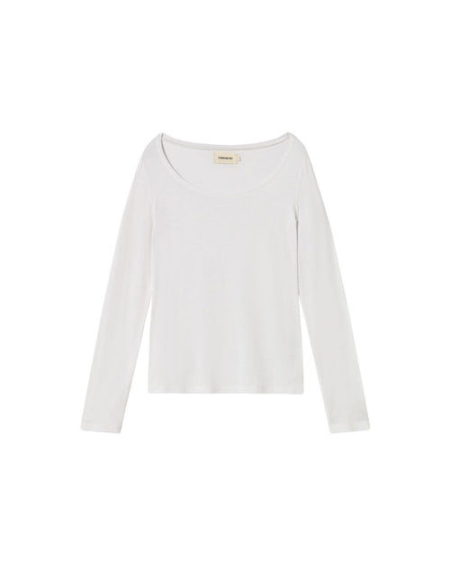 Top crudo cashmere Casilda sostenible silueta - 1