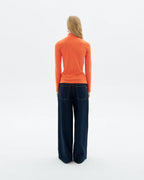 Top cuello alto naranja hemp Aine sostenible - 4