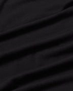 Tank top negro cashemere sostenible silueta - 2