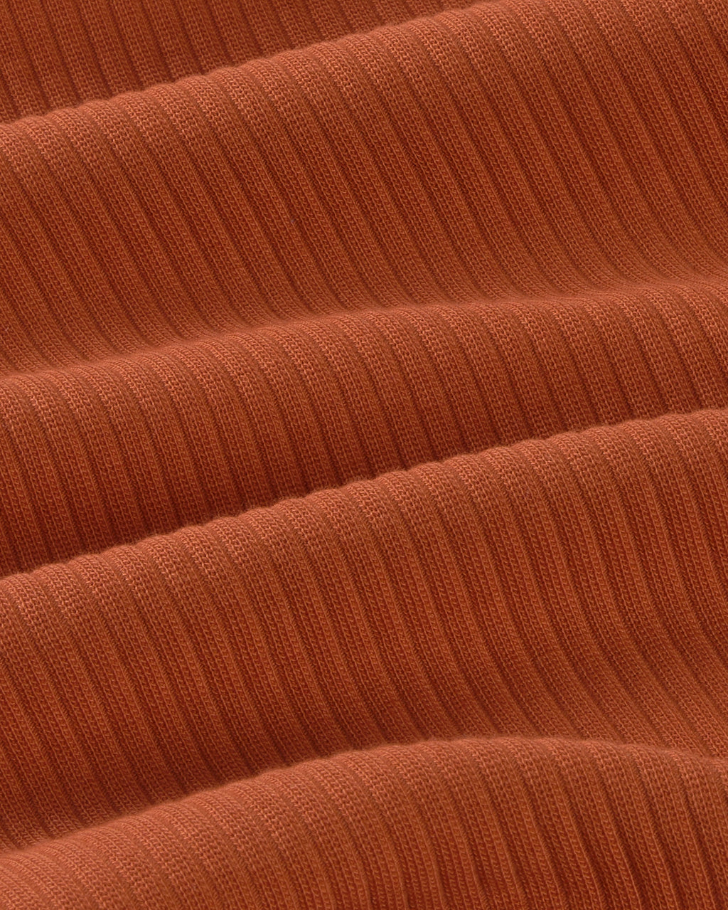 Top rib rojo Julia sostenible silueta - 2