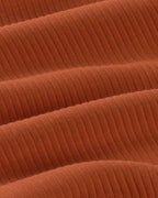 Top rib rojo Julia sostenible silueta - 2