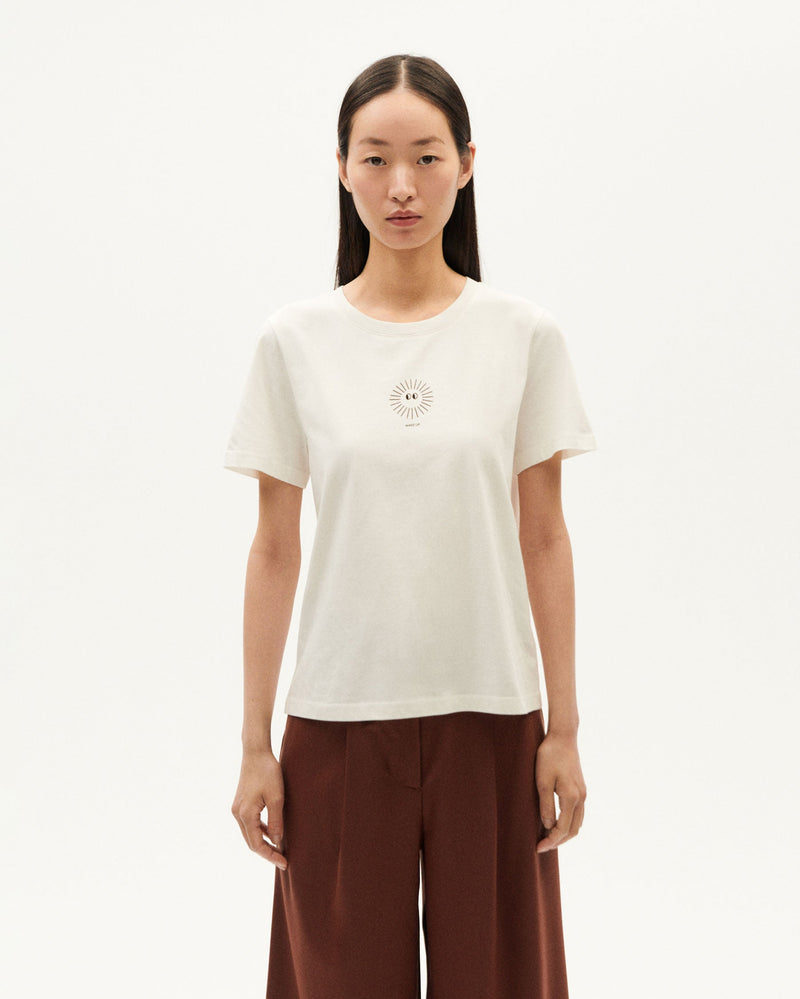 Camiseta blanca soleil Ida sostenible-1