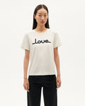 Camiseta blanca love Ida sostenible-1
