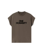 Camiseta gray One humanity Volta sostenible-silueta-1