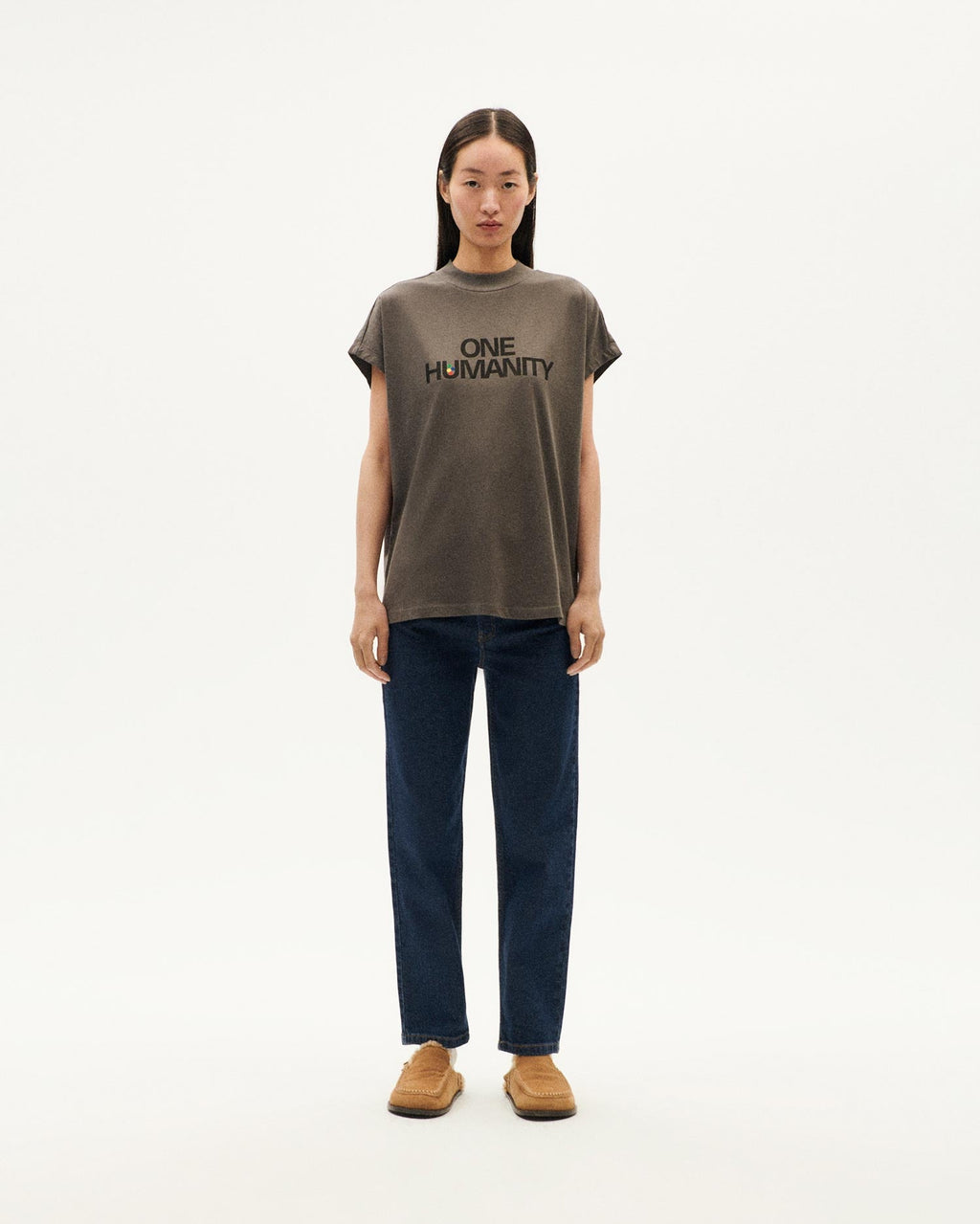 Camiseta gray One humanity Volta sostenible-2