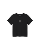 Camiseta negra soleil Ida - silueta 1