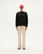 T-Shirt Pesante in Canapa Freire - Nero