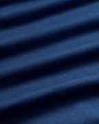 Camiseta gruesa azul hemp Freire sostenible - silueta 2