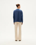 Camiseta gruesa azul hemp Freire sostenible-4