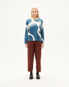 Camiseta azul spray Emily sostenible-2