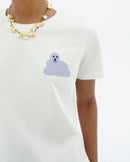 Camiseta blanca bluedog Ida sostenible-2