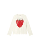 Camiseta blanca art love Emily sostenible - silueta 1