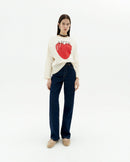 Camiseta blanca art love Emily sostenible-2