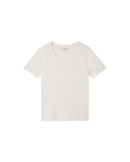 Camiseta blanca hemp Cassia sostenible - silueta 1