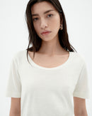 Camiseta blanca hemp Cassia sostenible-3