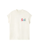 Camiseta blanca sol type Volta sostenible - silueta 1
