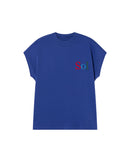 Camiseta azul sol type Volta sostenible - silueta 1