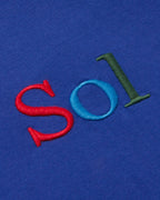 T-shirt blu sol type Volta sostenibile - silhouette 3