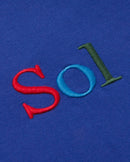 Camiseta azul sol type Volta sostenible - silueta 3