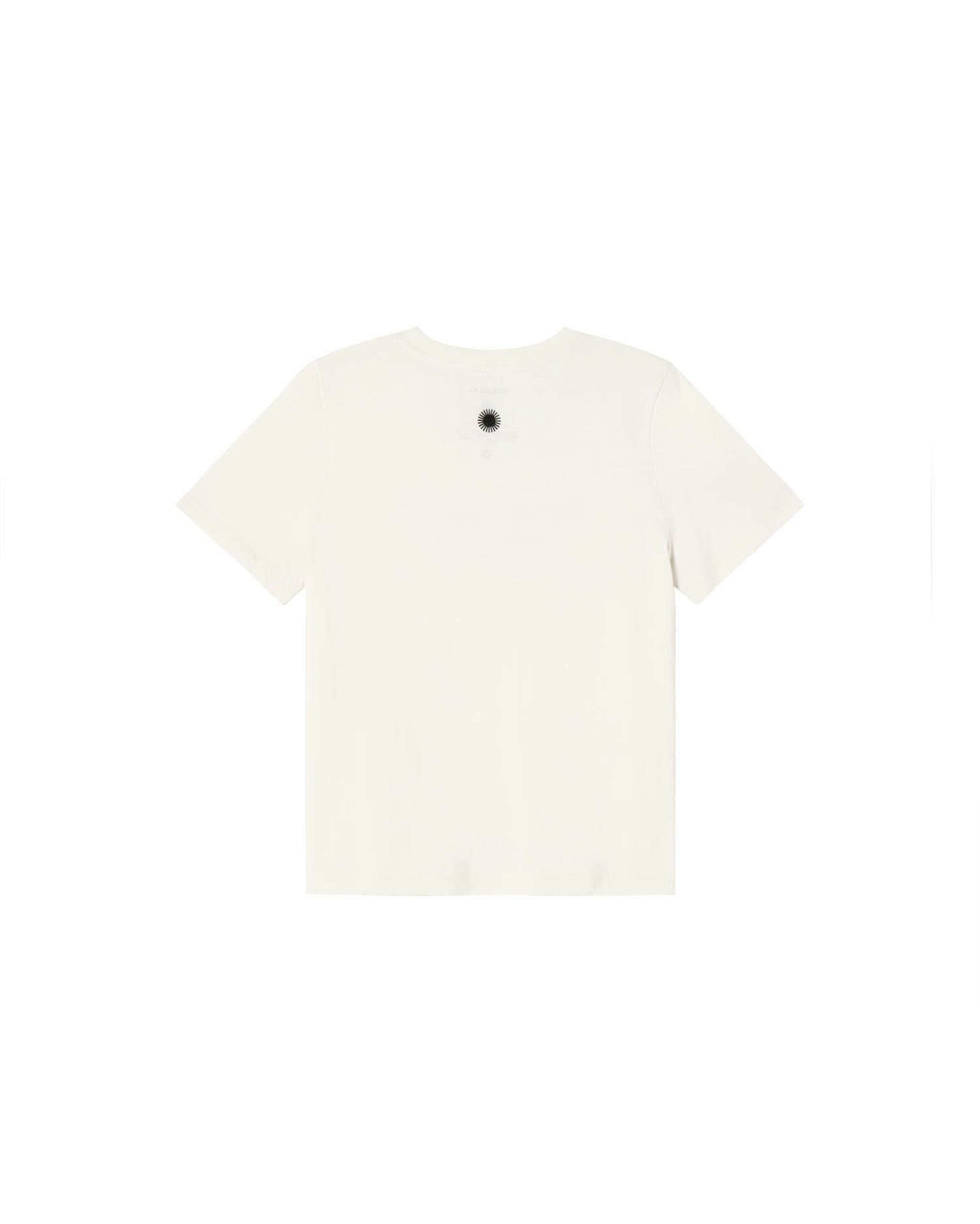 Camiseta blanca classic sol Ida sostenible - silueta 2
