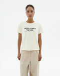 Camiseta blanca classic sol Ida sostenible-1